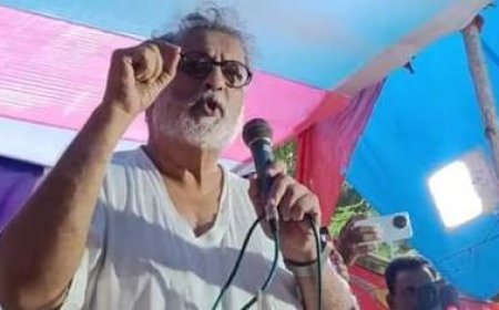 Tushar Gandhi reached Muzaffarpur during 'Badlo Bihar Abhiyan', Said- Bihar's condition is worse than Bapu's time