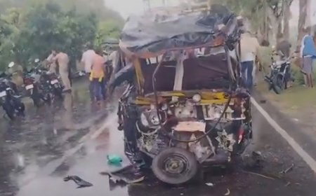 Painful accident in Patna, 8 killed in collision between Hiva and auto; 4 in critical condition