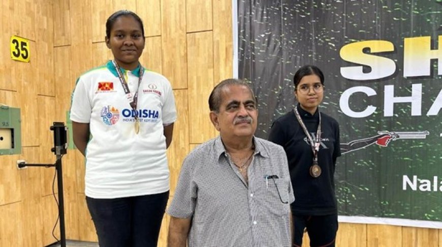Bihar wins two gold medals in the air rifle competition in Nalanda, Two silver medals and four bronze medals