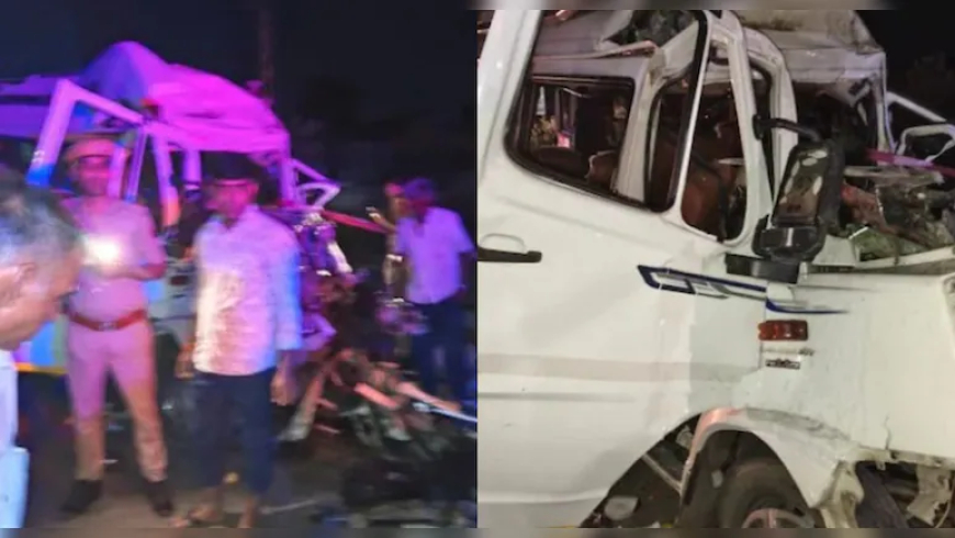 Major accident in Jodhpur: Tempo-traveler rams into roadside trailer 15 dead, 2 injured