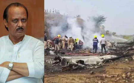Maharashtra Deputy Chief Minister Ajit Anantrao Pawar dies in plane crash, Accident in Baramati, 5 dead