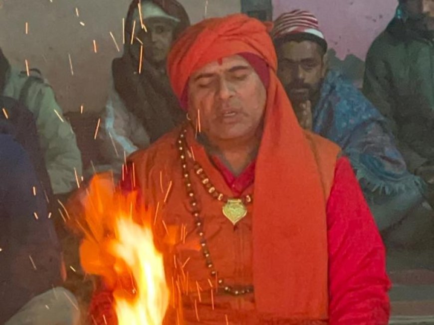 Special Spiritual Message from Mahant Shri Rajendra Puri, The welfare of the nation is possible only through spiritual practice, service, and strength.