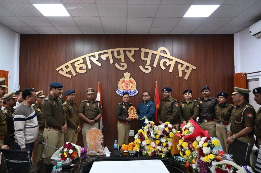 Saharanpur's new SSP Abhinandan Singh assumes charge
